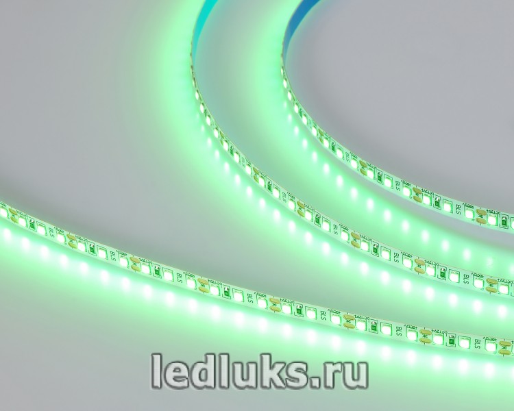 Светодиодная лента 2835-120D-9,6W Зелёный 12V